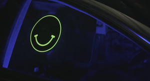 Smiley Face - v3.0 Remote Control USB Rechargeable - Illuminated Adhesive Decal